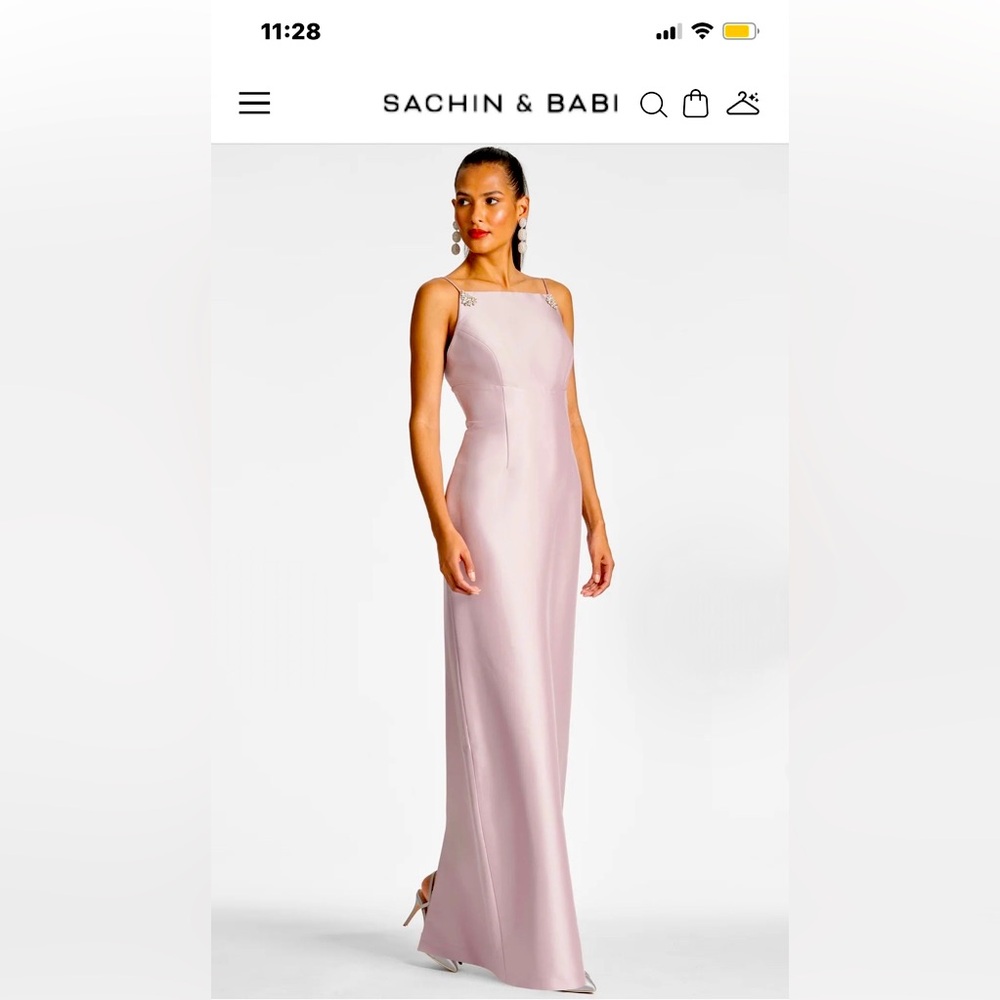 Sachin and Babi Pryce gown